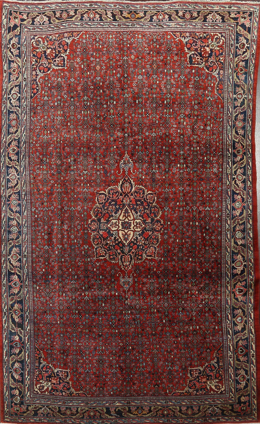 Antique Vegetable Dye Bidjar Persian Area Rug 9x12