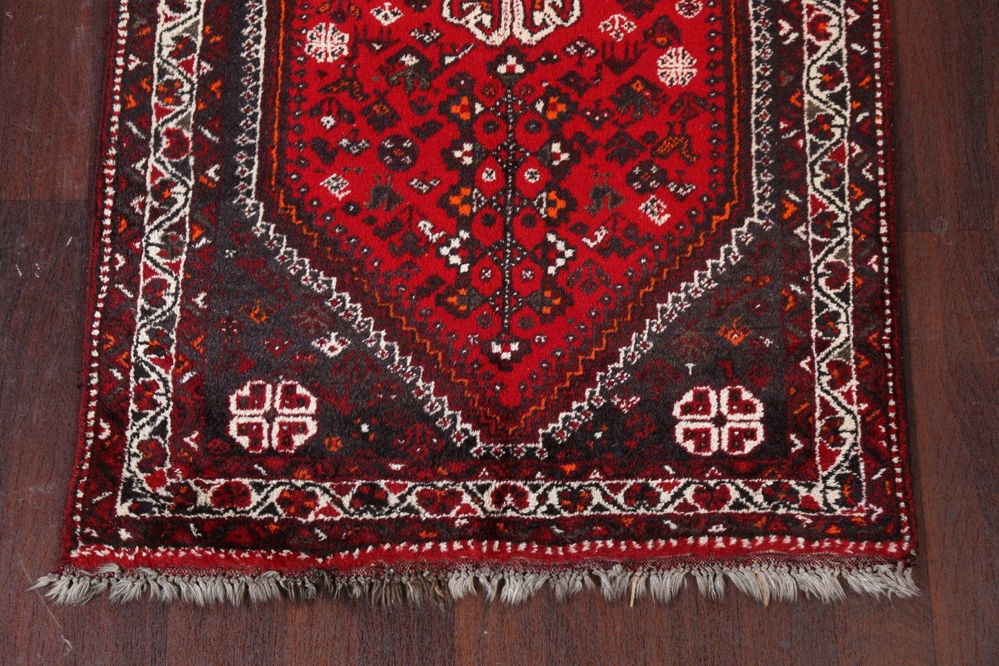 Red Shiraz Persian Wool Rug 4x5