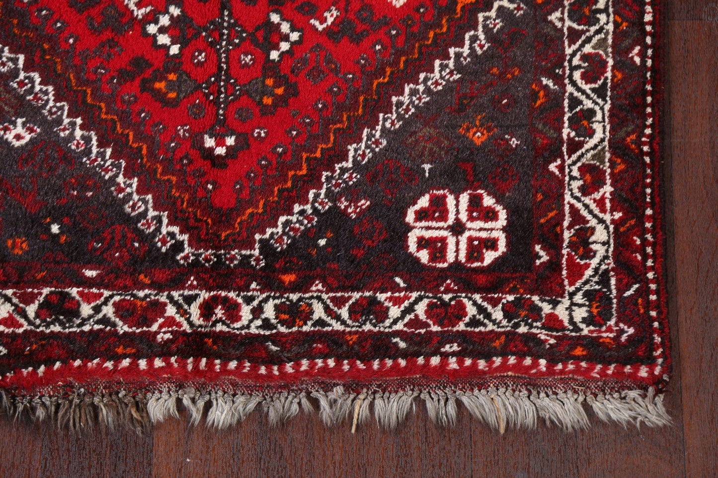 Red Shiraz Persian Wool Rug 4x5