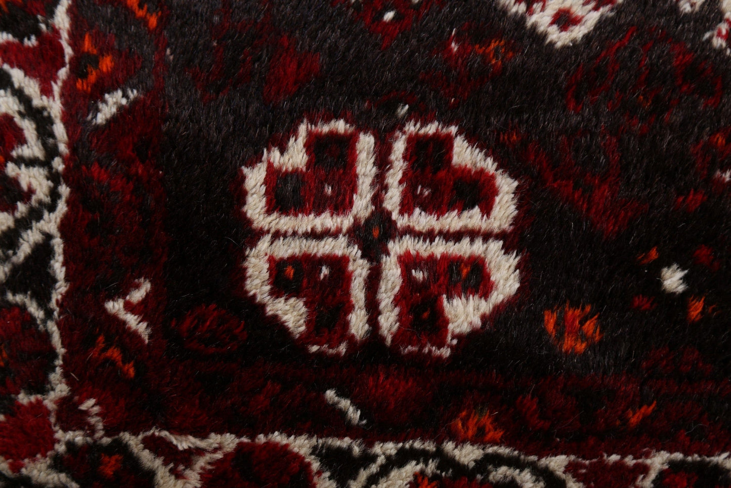 Red Shiraz Persian Wool Rug 4x5