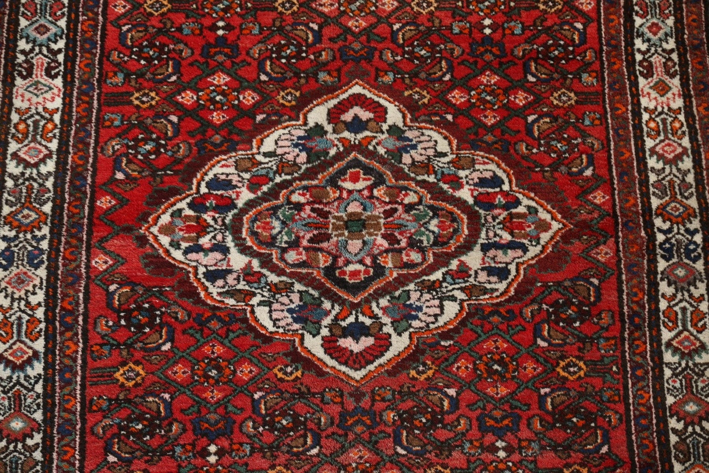 Red Hamedan Persian Area Rug 5x9