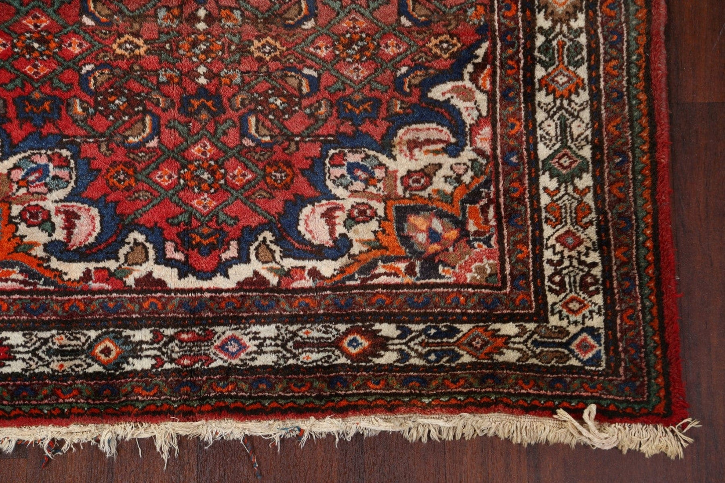 Red Hamedan Persian Area Rug 5x9