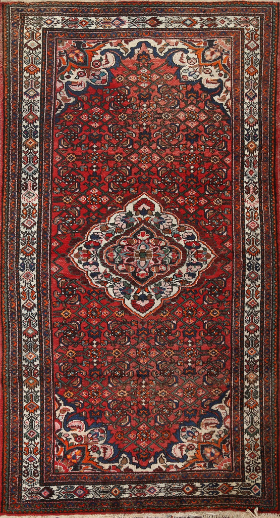 Red Hamedan Persian Area Rug 5x9