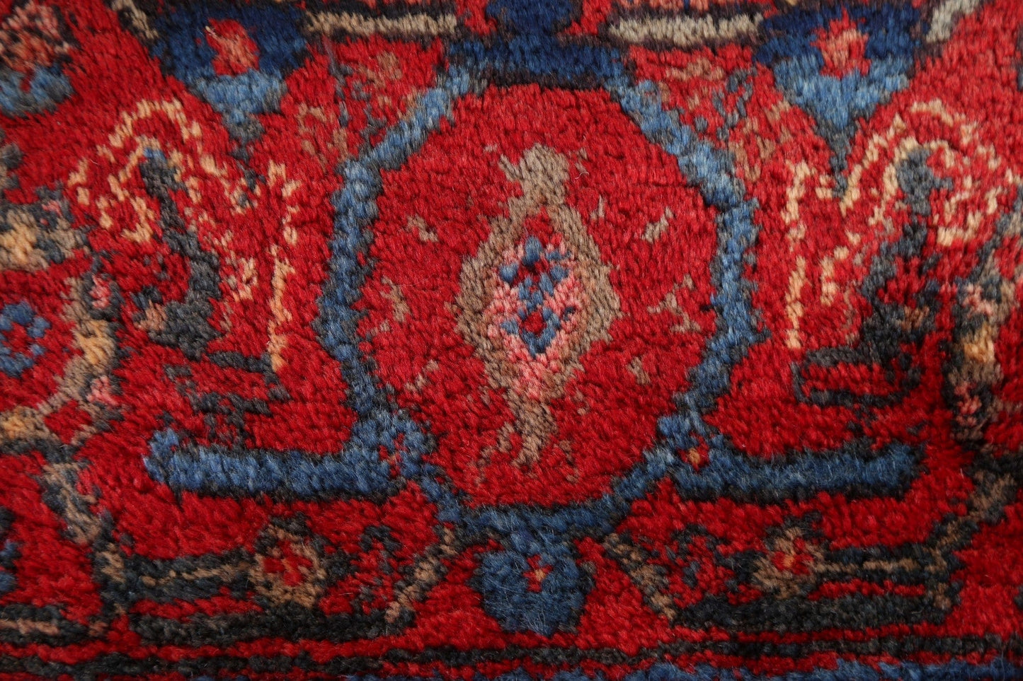 Vintage Hamedan Persian Runner Rug 4x10