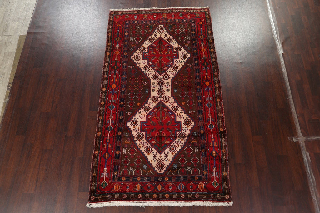 Tribal Zanjan Persian Area Rug 5x10