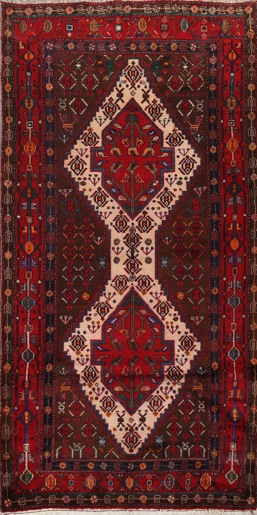 Tribal Zanjan Persian Area Rug 5x10