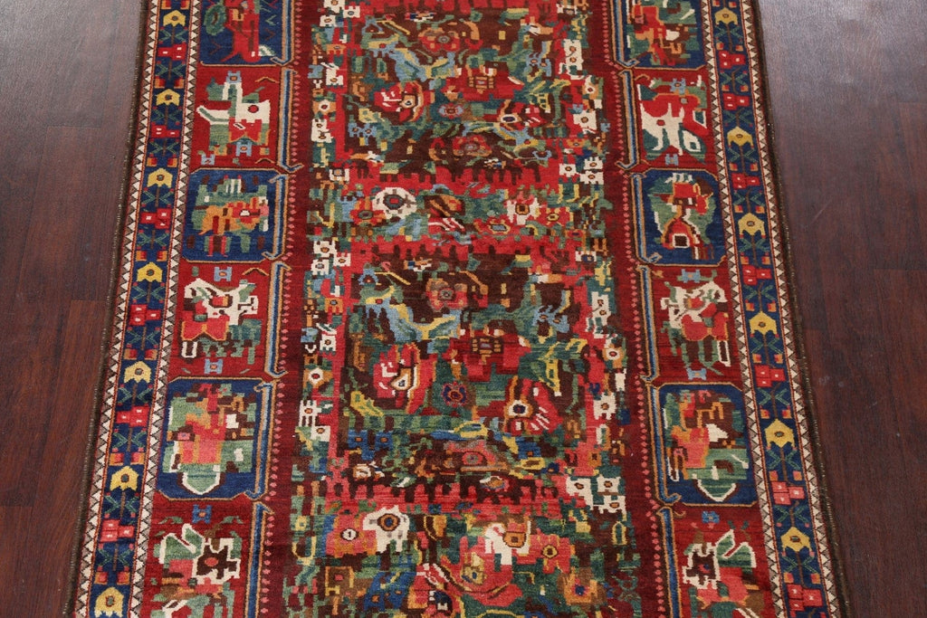 Vegetable Dye Bakhtiari Persian Area Rug 5x10