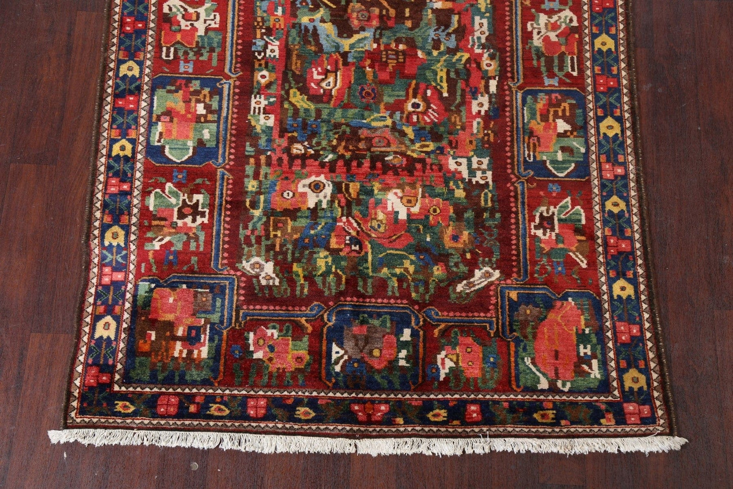 Vegetable Dye Bakhtiari Persian Area Rug 5x10