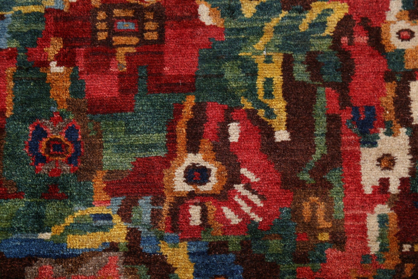 Vegetable Dye Bakhtiari Persian Area Rug 5x10