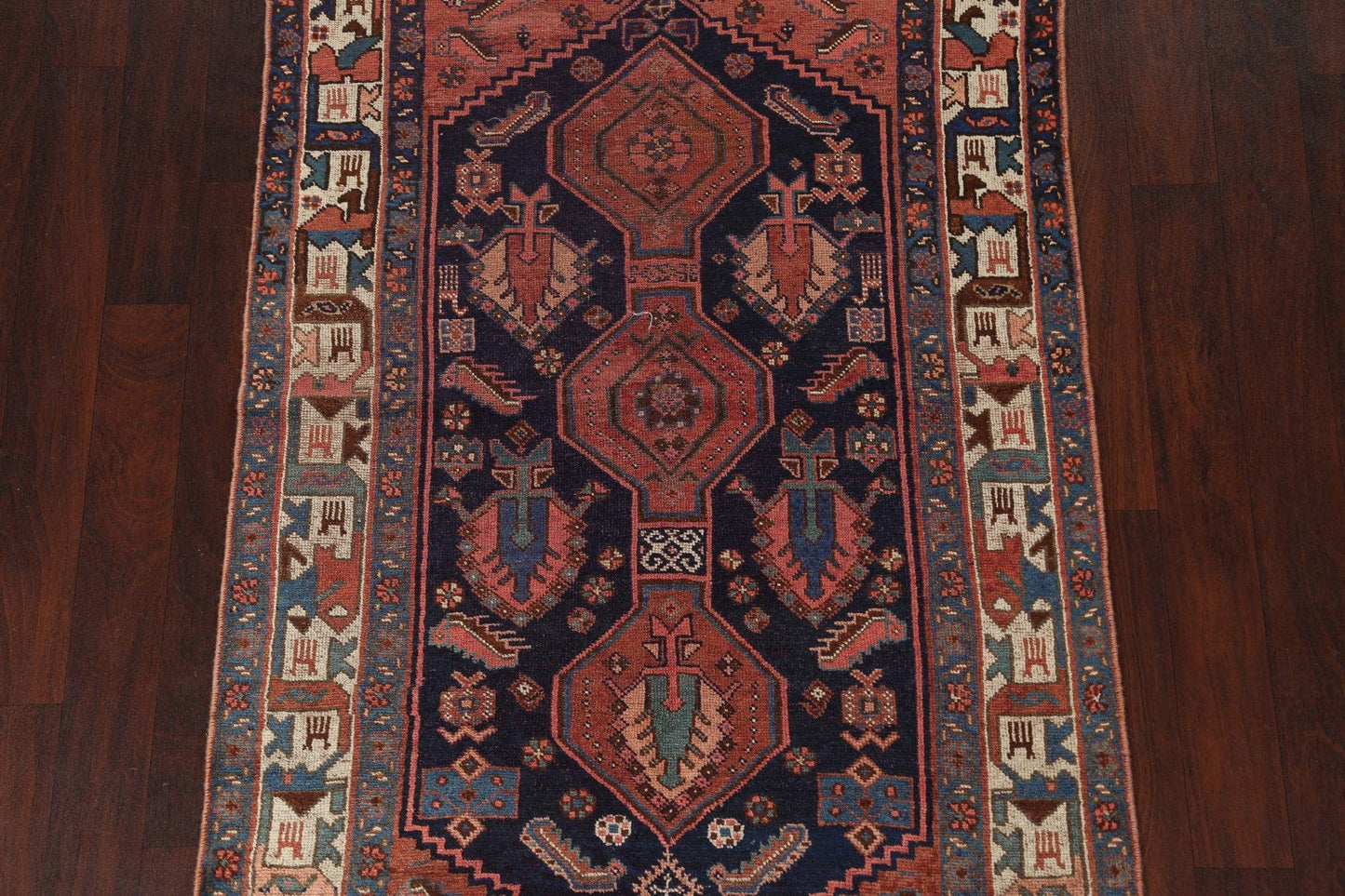 Pre-1900 Antique Bidjar Persian Area Rug 4x7