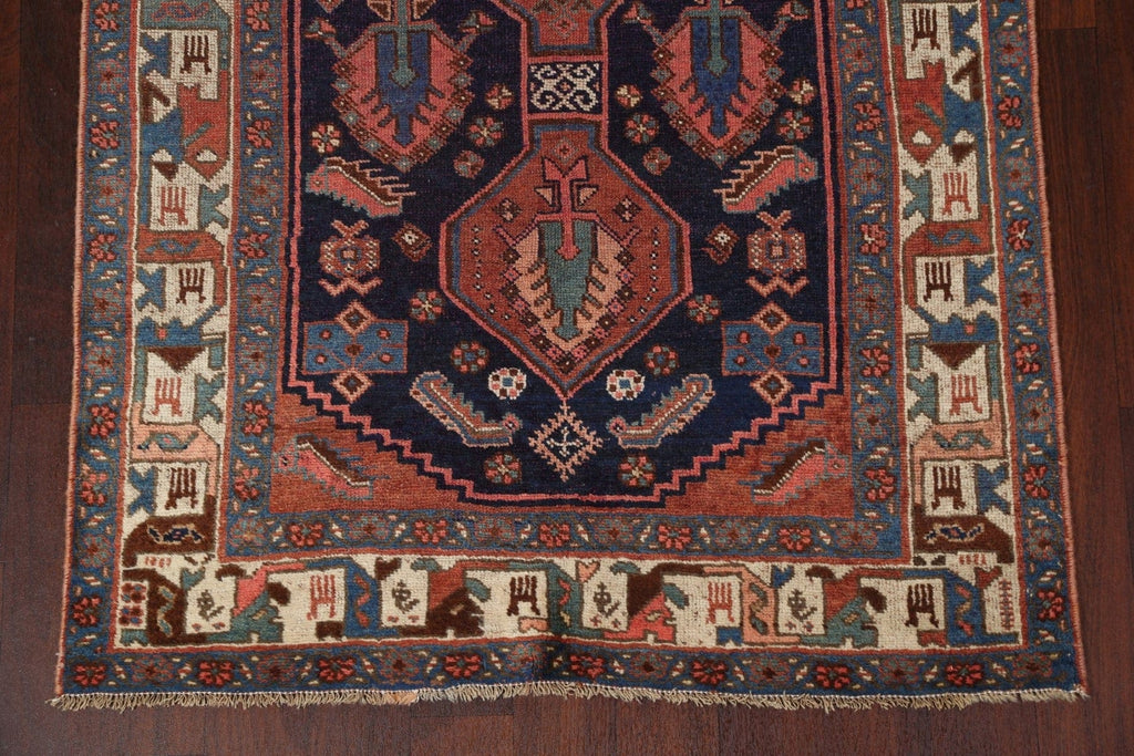 Pre-1900 Antique Bidjar Persian Area Rug 4x7