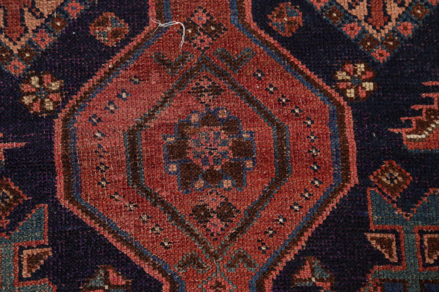 Pre-1900 Antique Bidjar Persian Area Rug 4x7