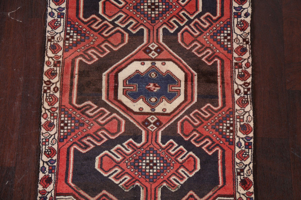 Vintage Hamedan Persian Wool Rug 3x4