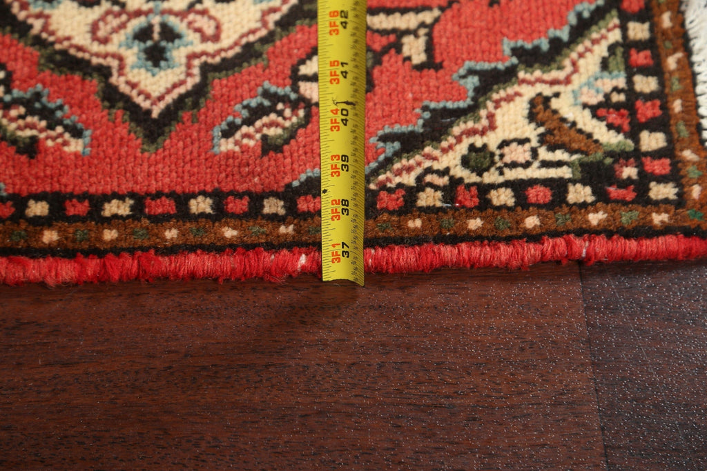 Vintage Red Hamedan Persian Rug 1x2