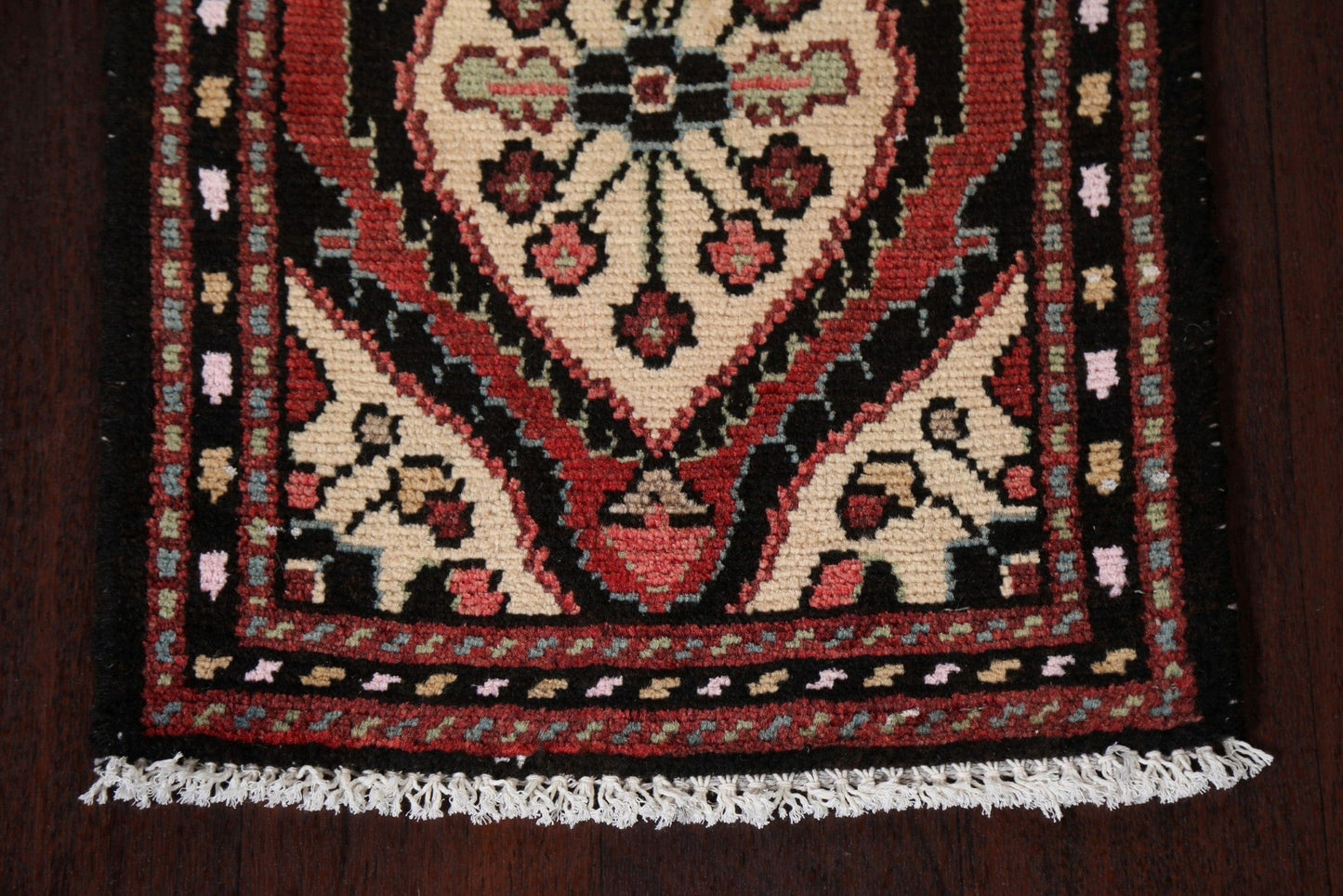 Vintage Hamedan Persian Wool Rug 1x2