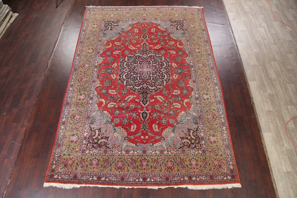 Vegetable Dye Kashan Persian Area Rug 9x13