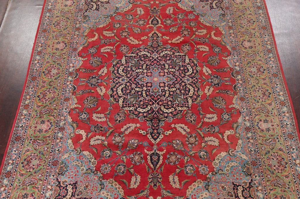 Vegetable Dye Kashan Persian Area Rug 9x13