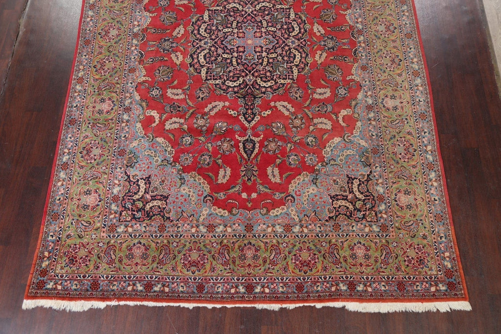 Vegetable Dye Kashan Persian Area Rug 9x13