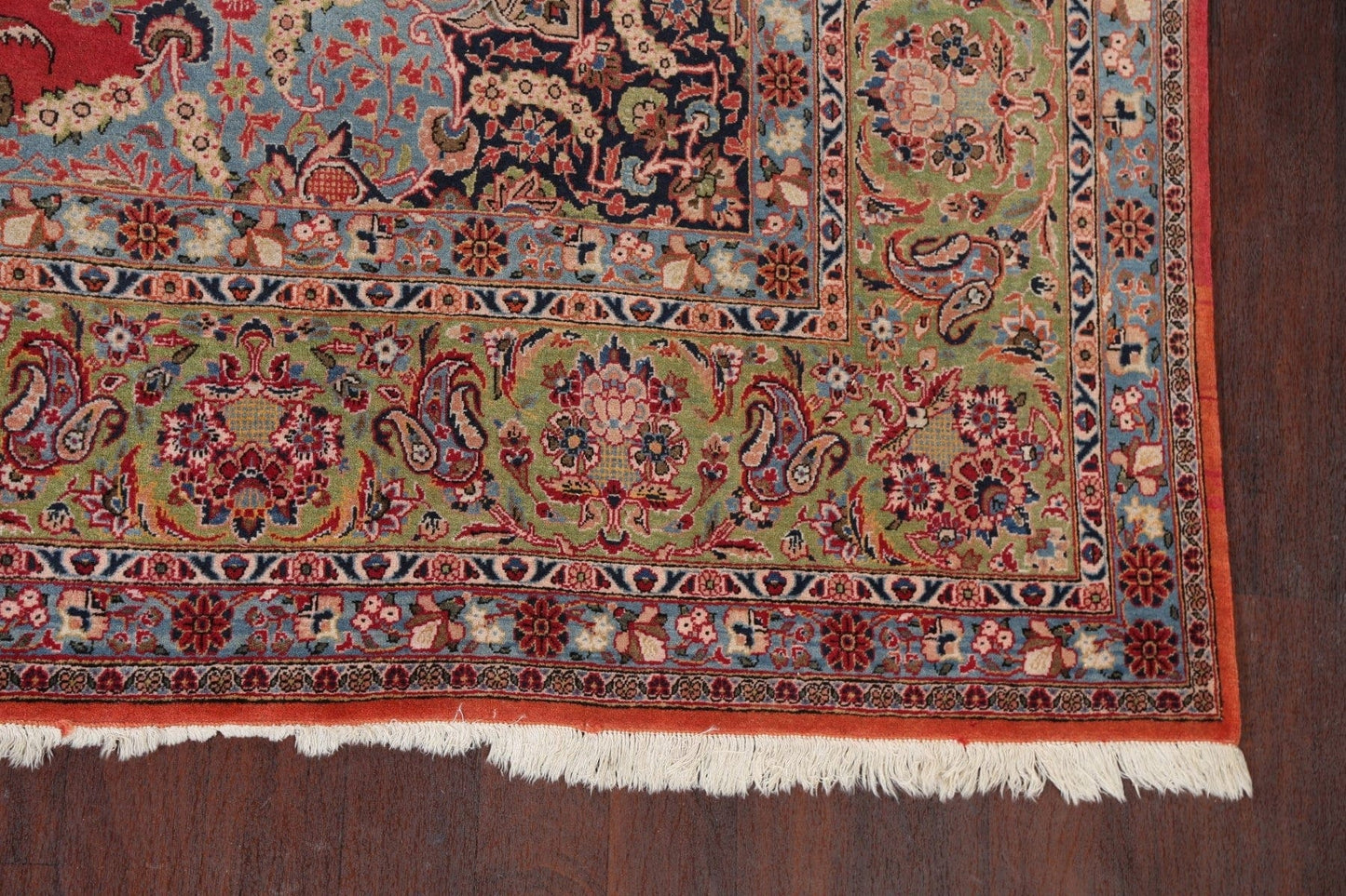 Vegetable Dye Kashan Persian Area Rug 9x13