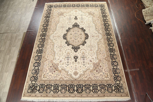 Vegetable Dye Tabriz Wool Area Rug 10x14