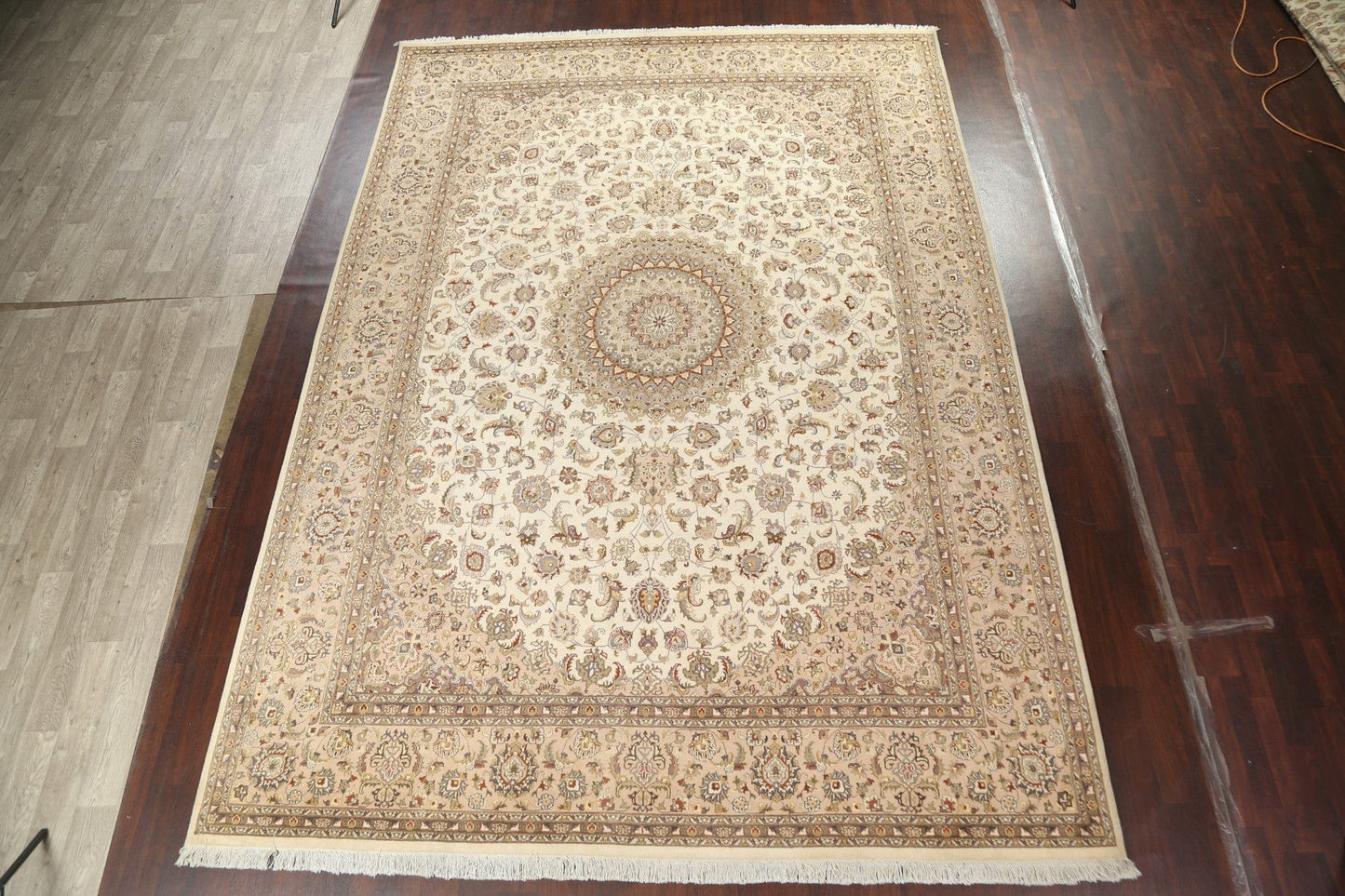 Vegetable Dye Tabriz Wool Area Rug 10x14