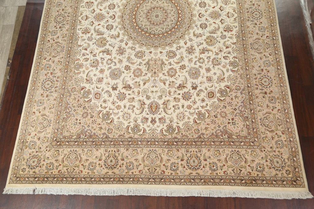 Vegetable Dye Tabriz Wool Area Rug 10x14