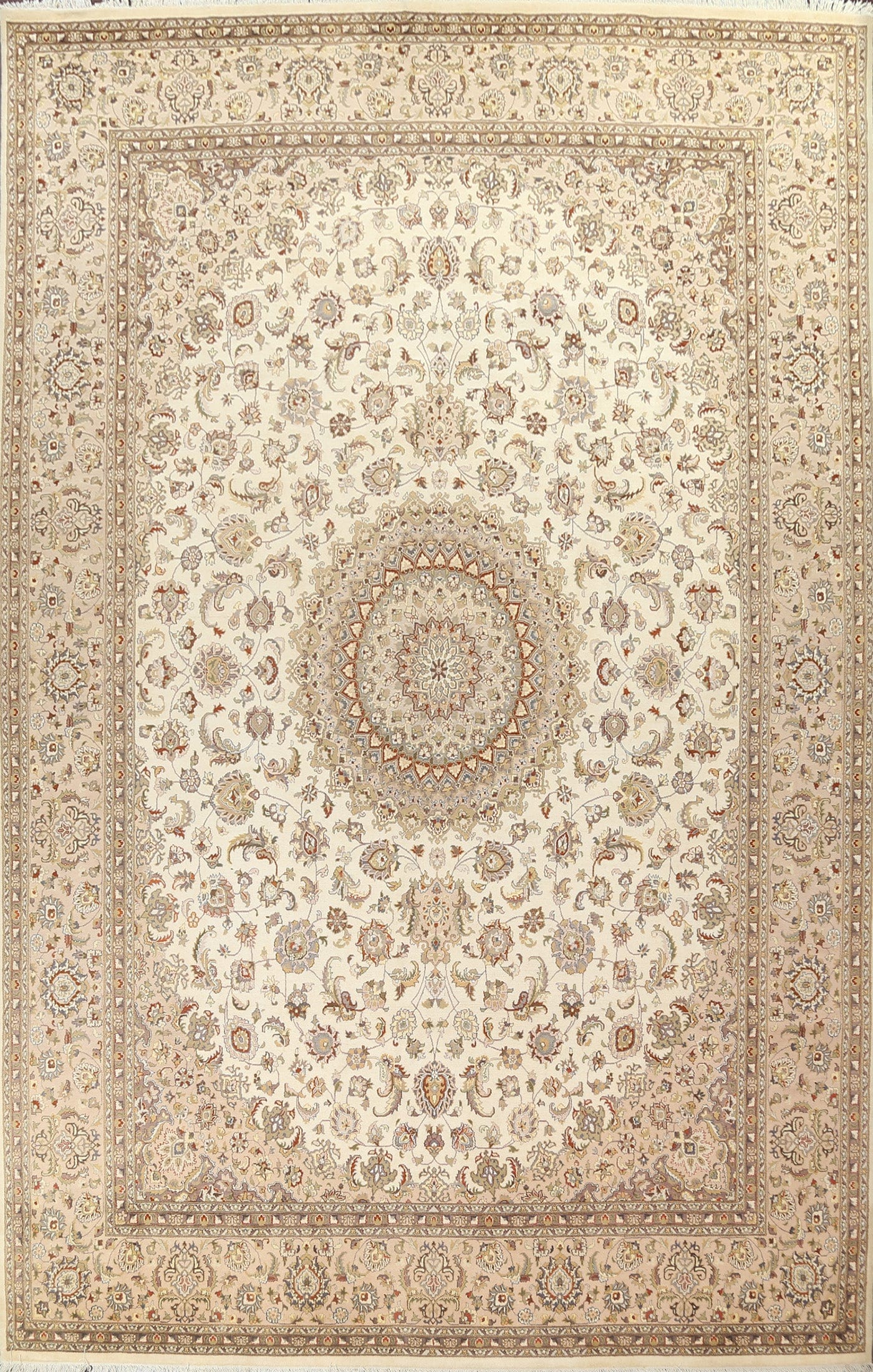 Vegetable Dye Tabriz Wool Area Rug 10x14