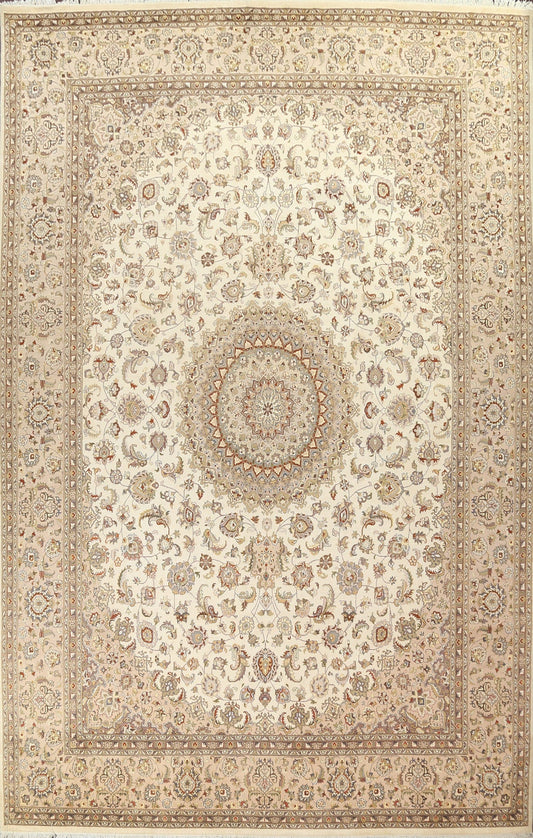 Vegetable Dye Tabriz Wool Area Rug 10x14