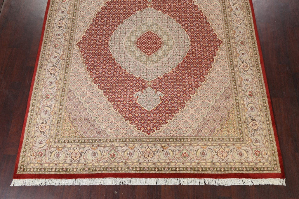 Vegetable Dye Tabriz Mahi Persian Area Rug 8x10