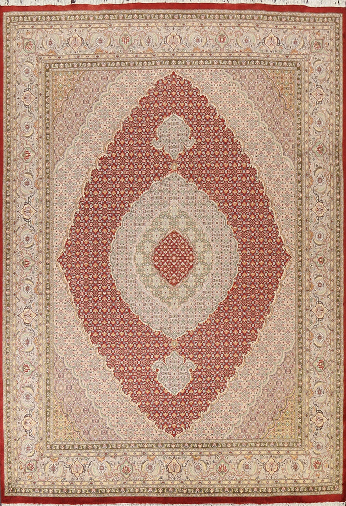 Vegetable Dye Tabriz Mahi Persian Area Rug 8x10