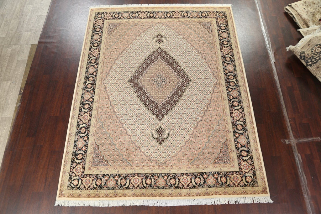 Vegetable Dye Tabriz Mahi Persian Area Rug 8x10