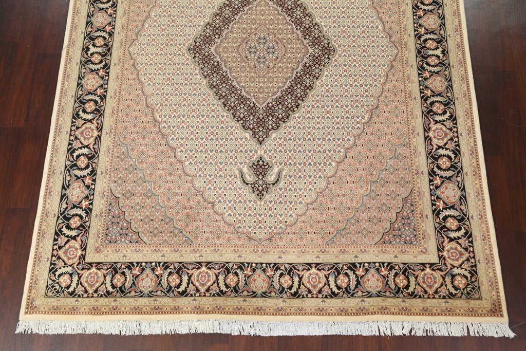 Vegetable Dye Tabriz Mahi Persian Area Rug 8x10