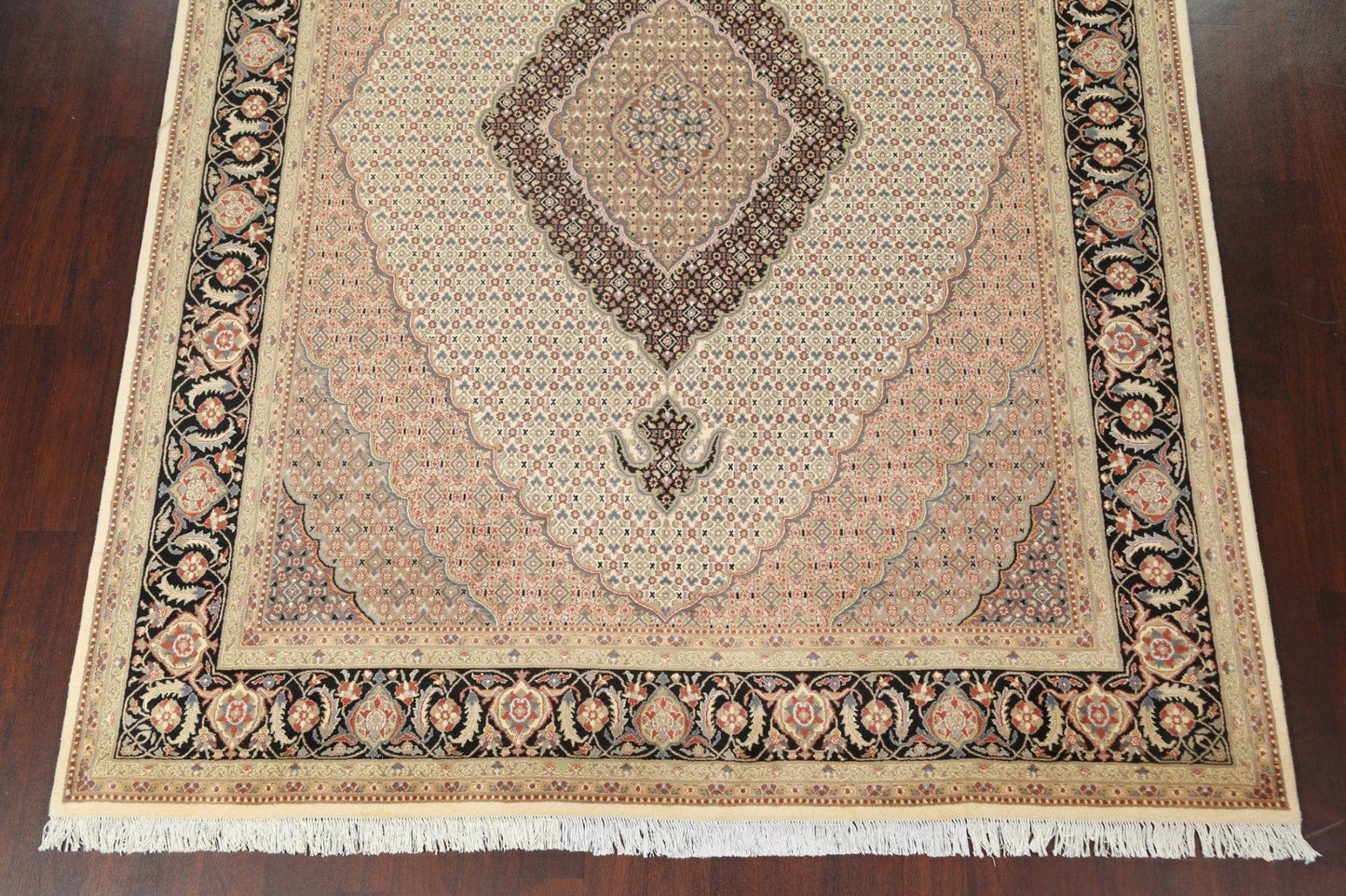 Vegetable Dye Tabriz Mahi Persian Area Rug 8x10