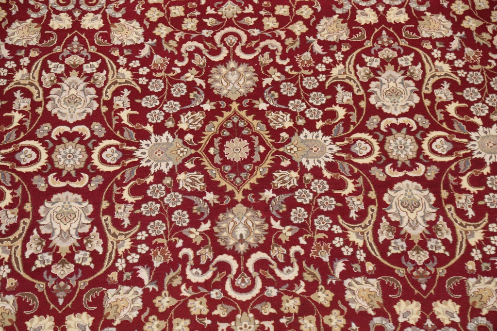 Vegetable Dye Tabriz Red Area Rug 9x12