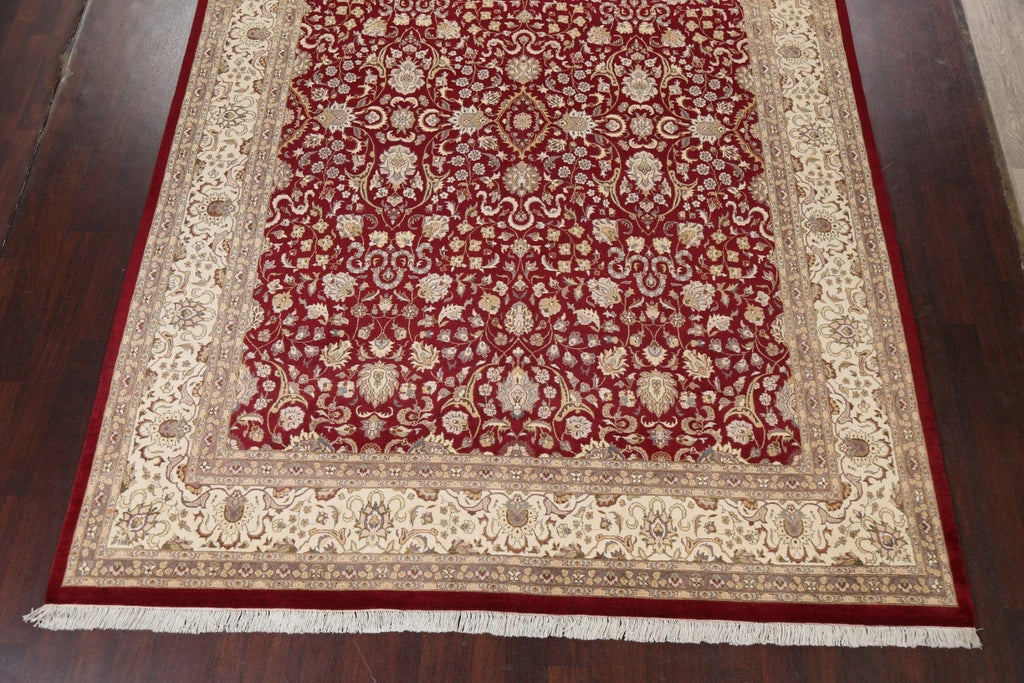 Vegetable Dye Tabriz Red Area Rug 9x12