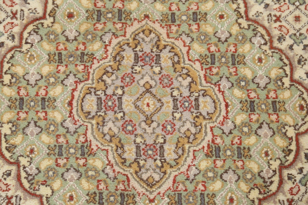 Vegetable Dye Tabriz Mahi Persian Area Rug 9x12