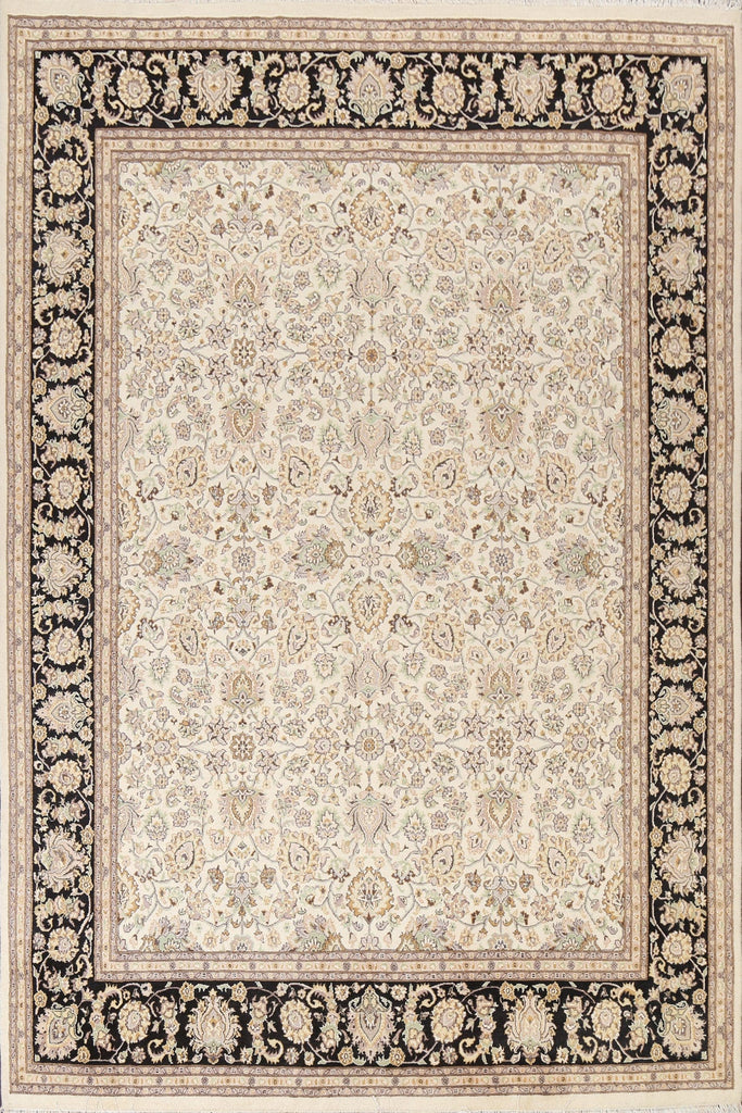 Vegetable Dye Tabriz Wool Area Rug 8x10