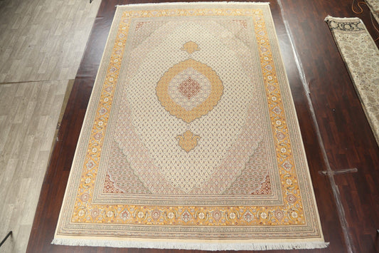 Vegetable Dye Tabriz Mahi Persian Wool Rug 10x15