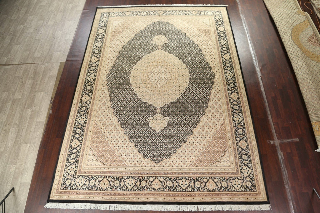 Vegetable Dye Tabriz Mahi Persian Area Rug 10x14