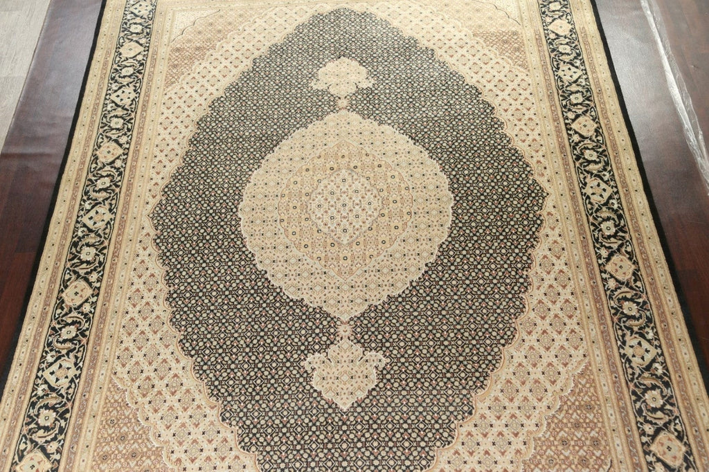 Vegetable Dye Tabriz Mahi Persian Area Rug 10x14