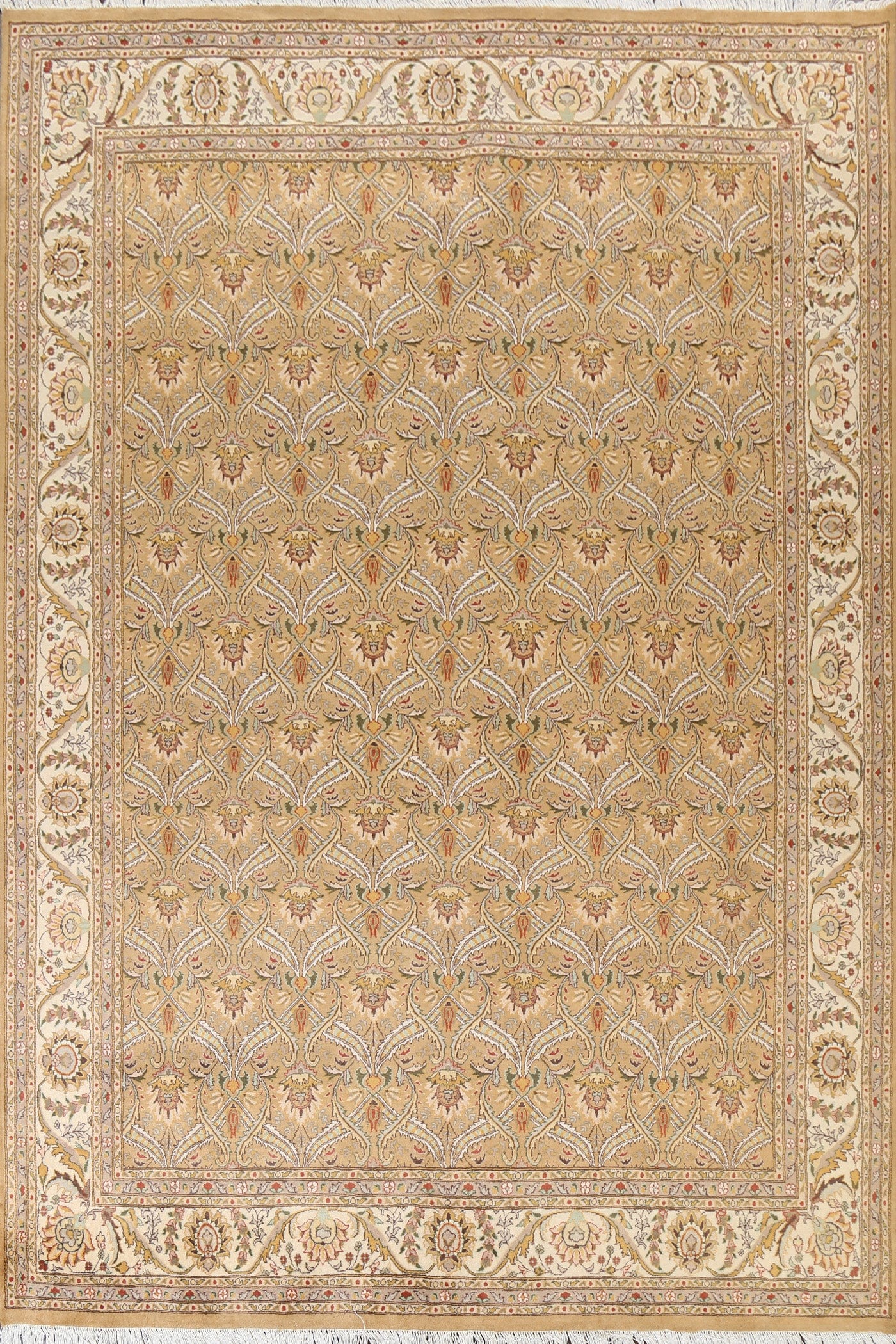 Vegetable Dye Aubusson Handmade Area Rug 8x10