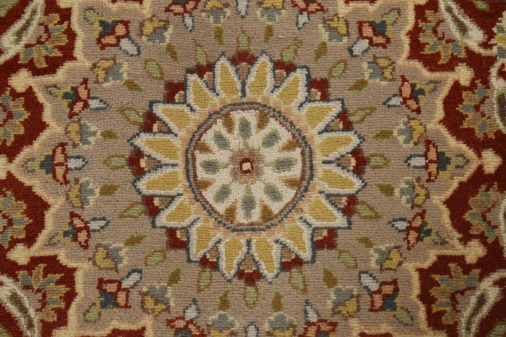 Vegetable Dye Tabriz Wool/ Silk Area Rug 12x18