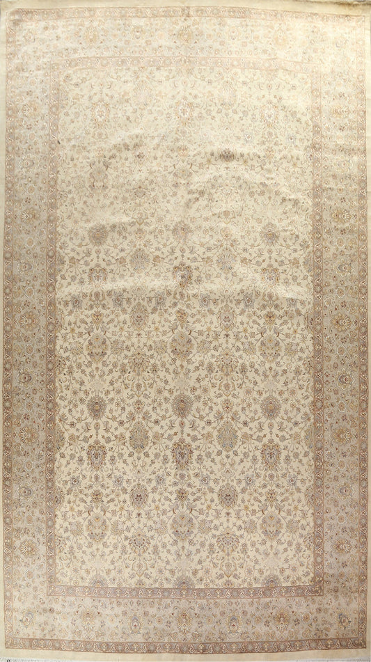 Vegetable Dye Tabriz Handmade Area Rug 12x18