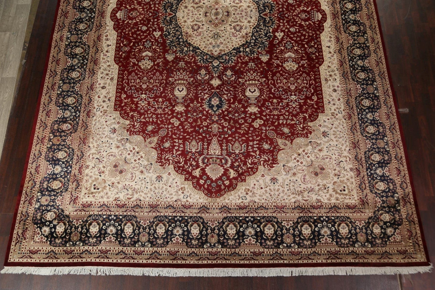 Vegetable Dye Tabriz Wool Area Rug 12x18