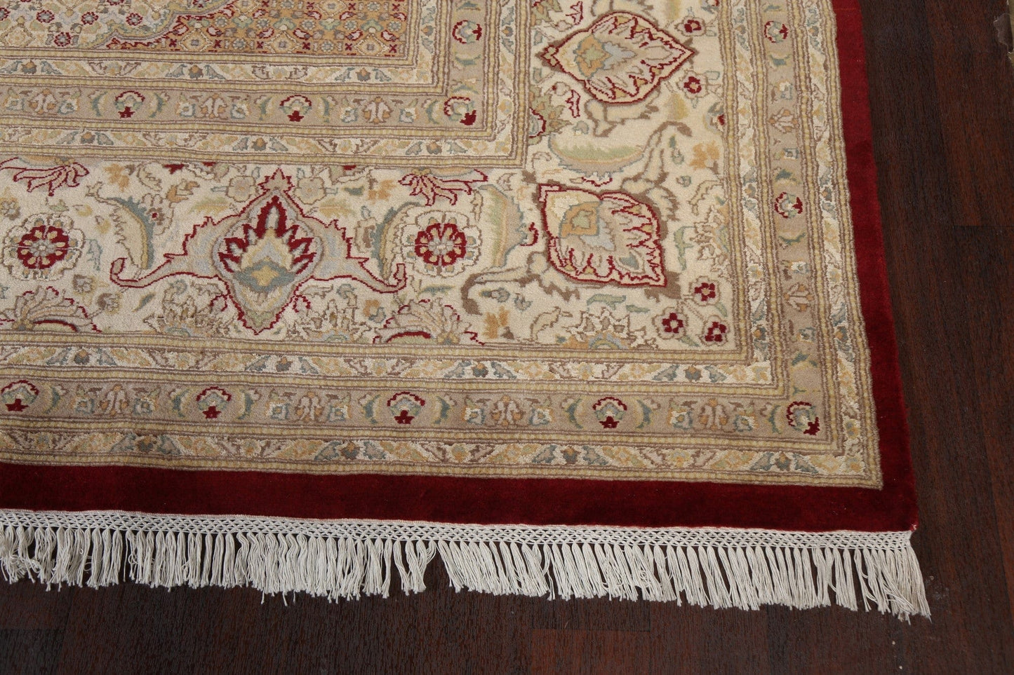 Vegetable Dye Tabriz Mahi Persian Area Rug 12x18