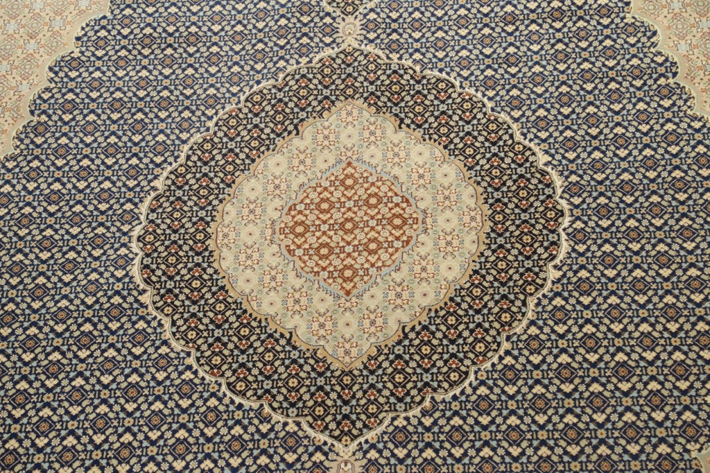 Vegetable Dye Tabriz Mahi Persian Area Rug 10x14