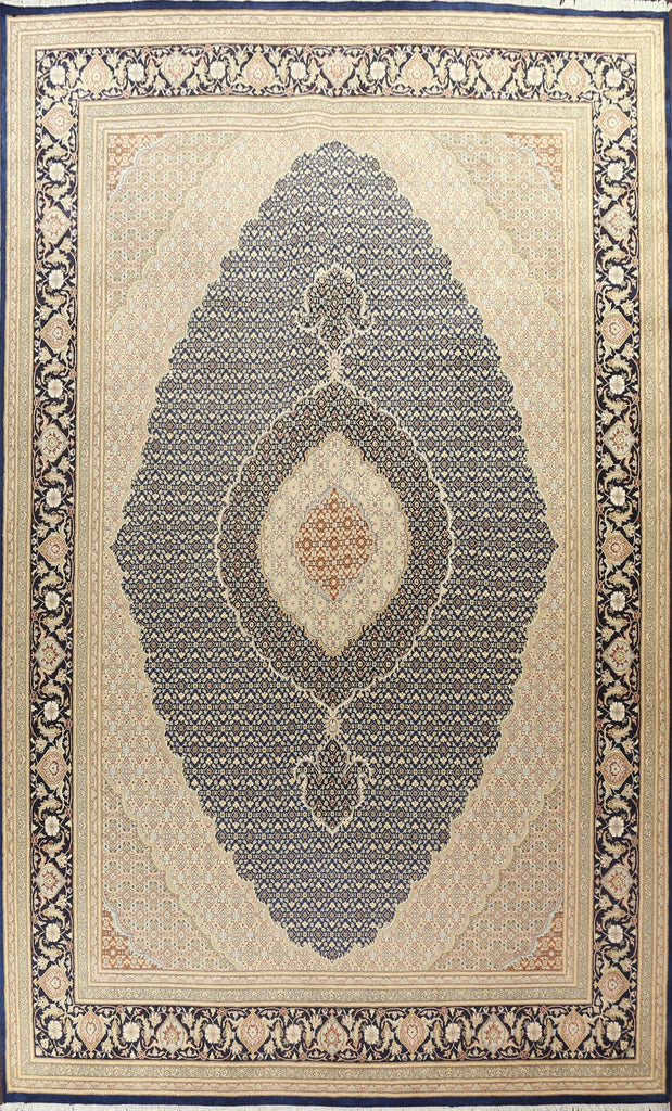 Vegetable Dye Tabriz Mahi Persian Area Rug 10x14