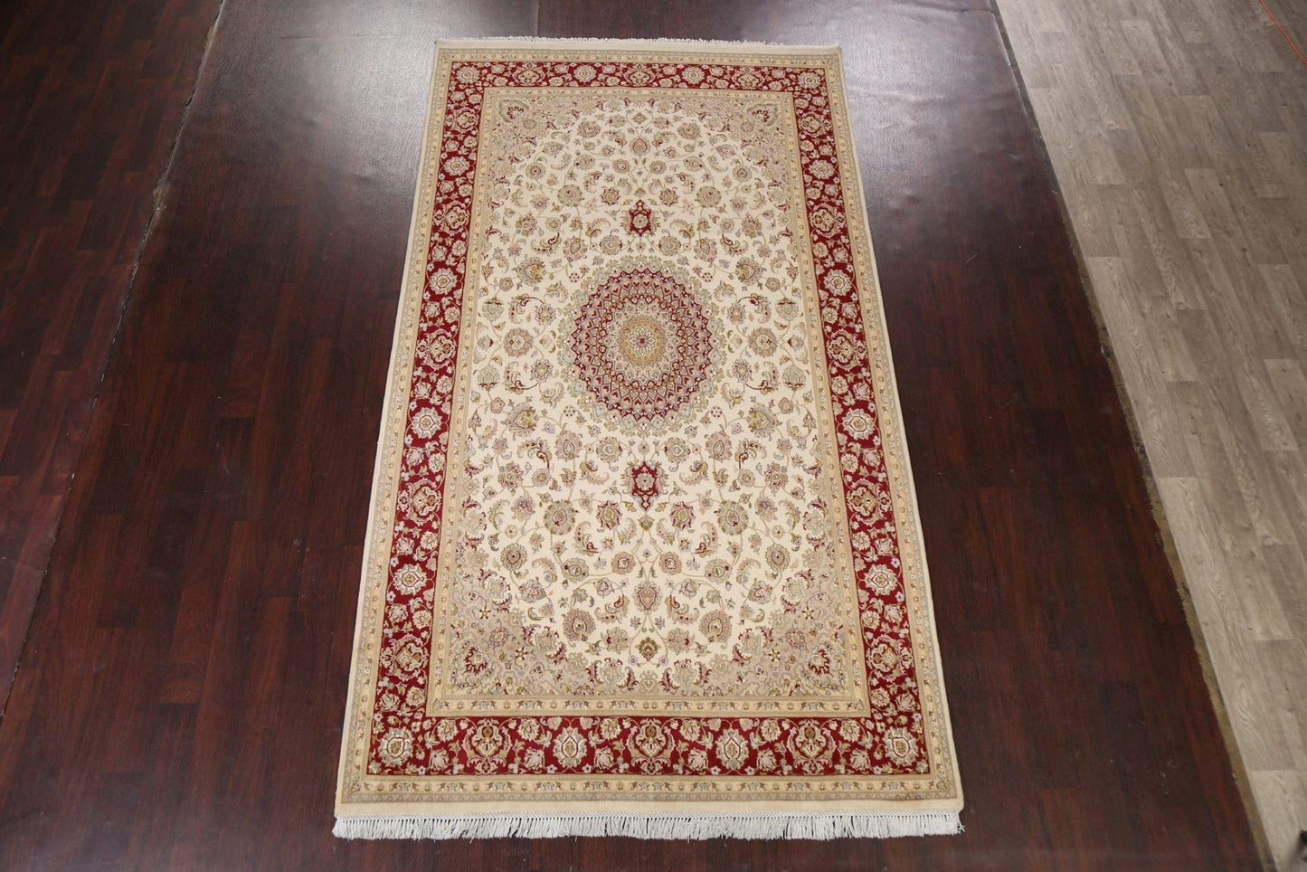 Vegetable Dye Tabriz Wool Area Rug 6x11