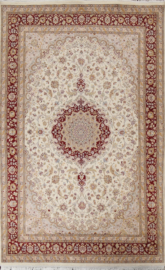 Vegetable Dye Tabriz Oriental Area Rug 7x10