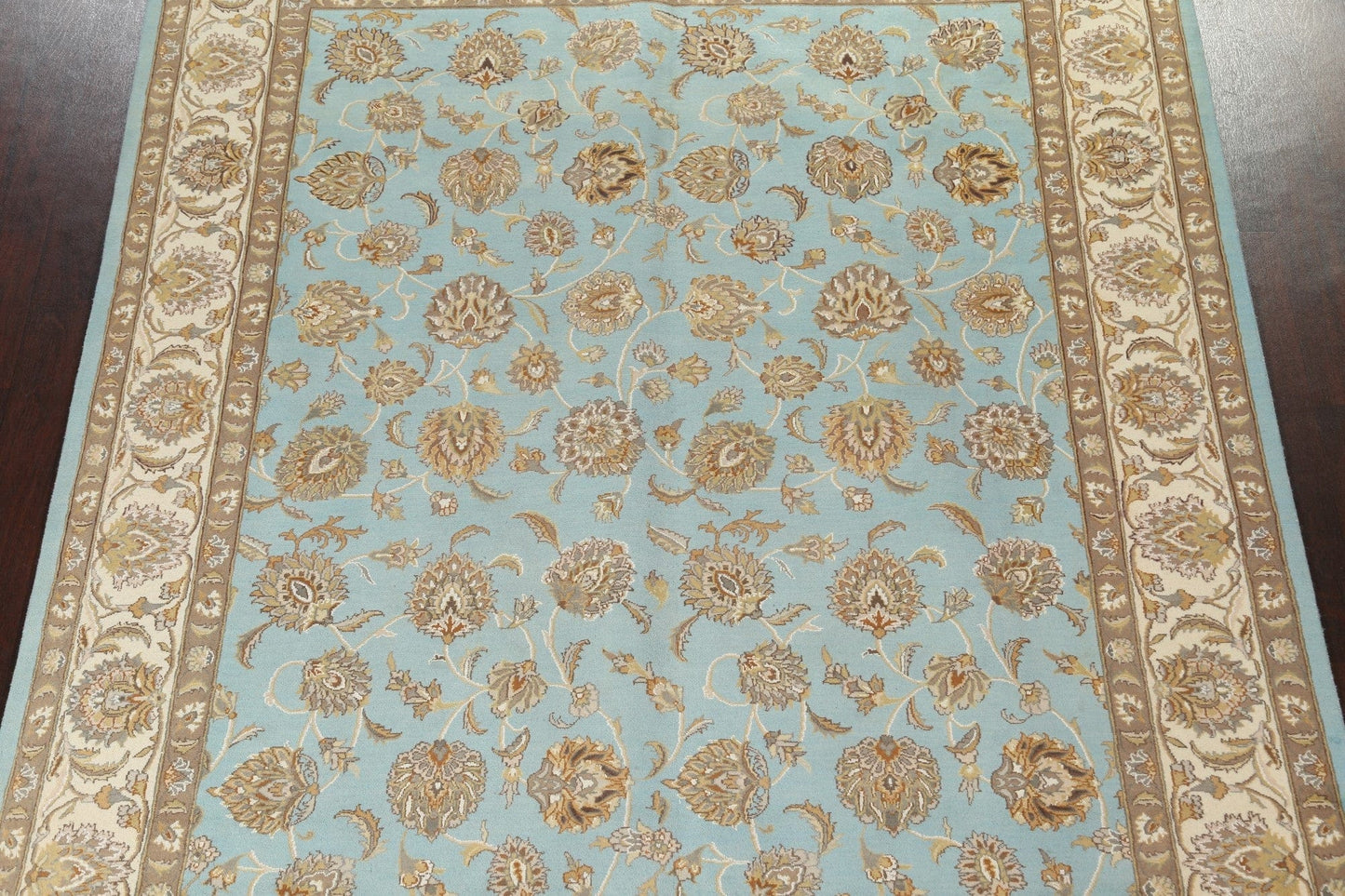 Vegetable Dye Tabriz Wool/ Silk Area Rug 8x10